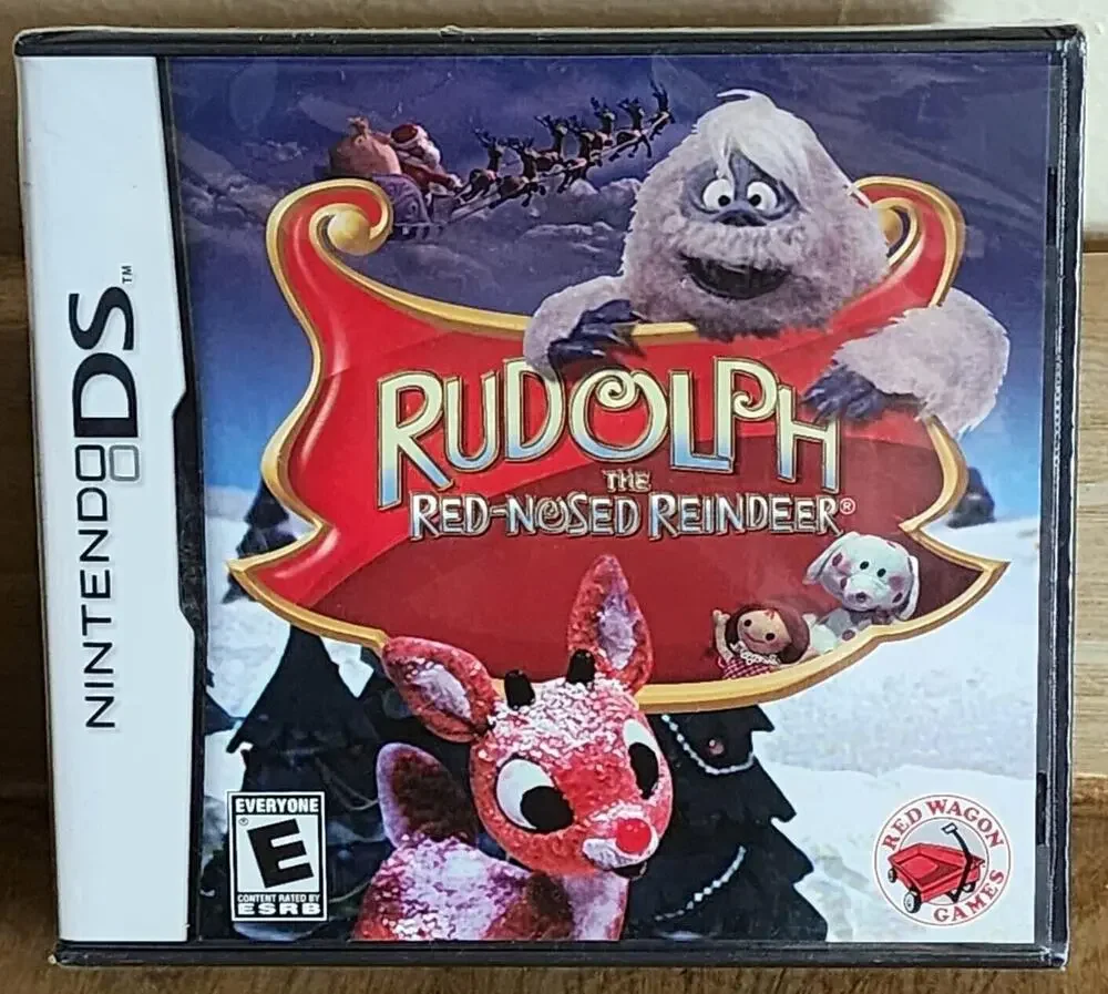 Rudolph the Red-Nosed Reindeer Nintendo DS 2010 Red Wagon Games Brand New Sealed